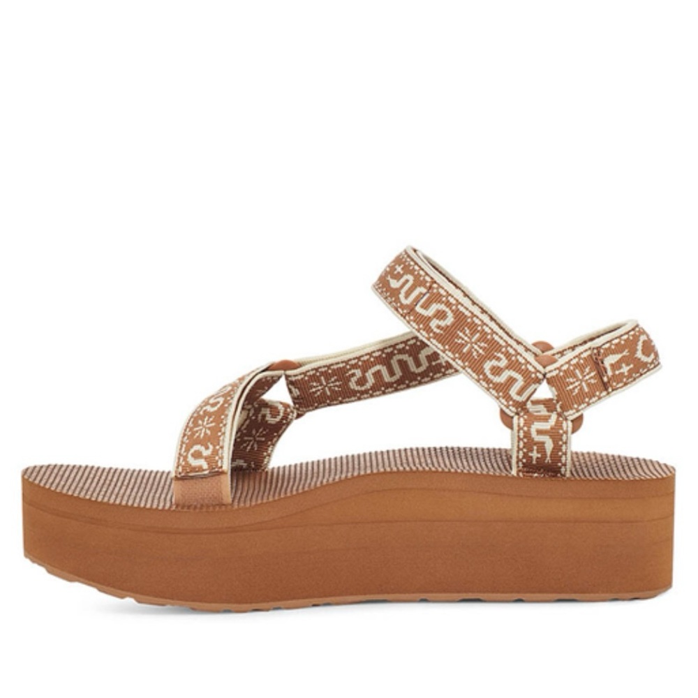 Teva Brown Sport Sandals with “Bandana Lion” pattern
